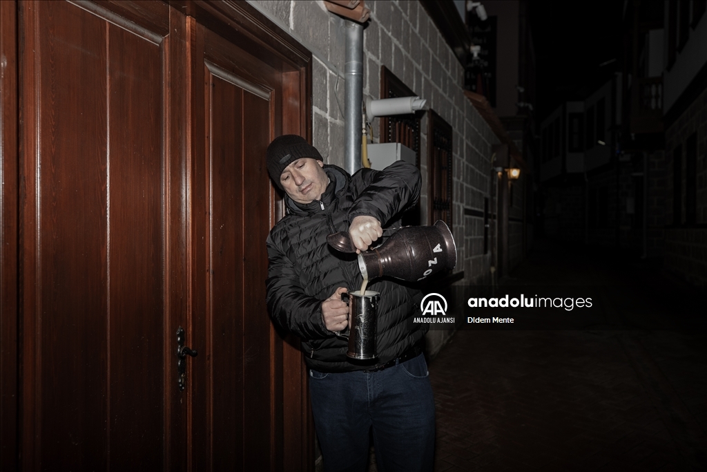 Kış gecelerinin geleneksel içeceği “Boza”