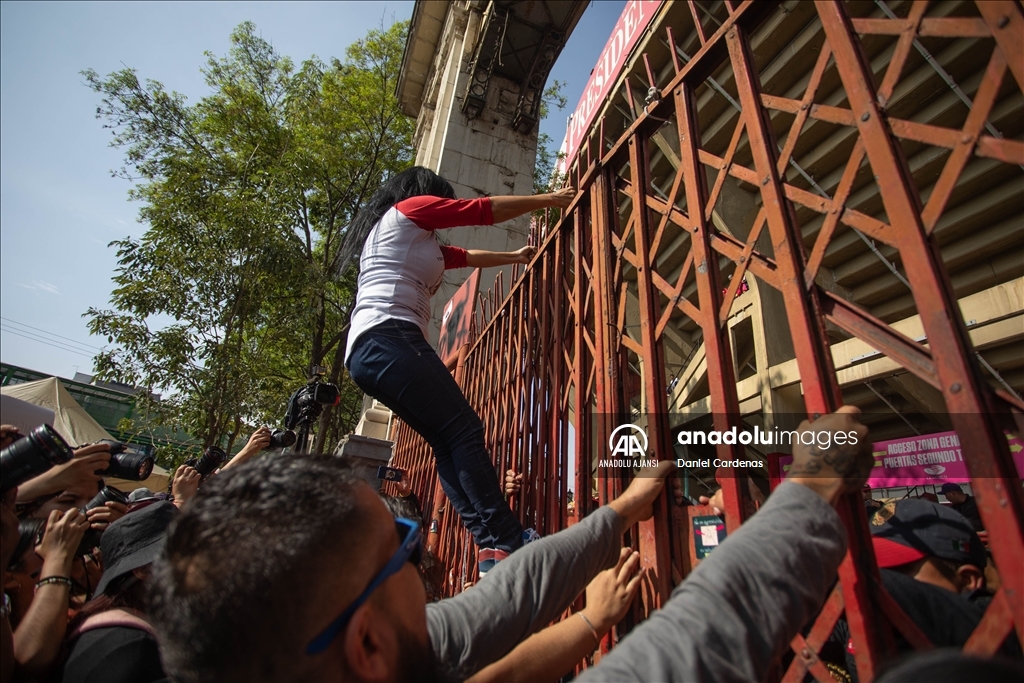 Meksika'da boğa güreşi karşıtı gösteri