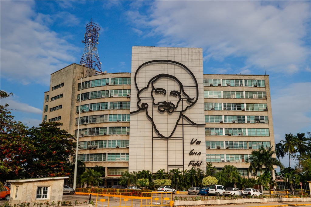 Havana'daki Küba Devrim Meydanı