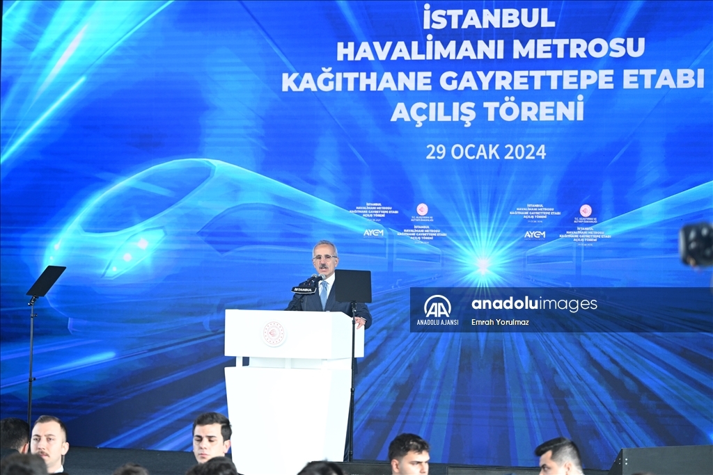 "Gayrettepe – Kağıthane Metro Hattı Açılış Töreni