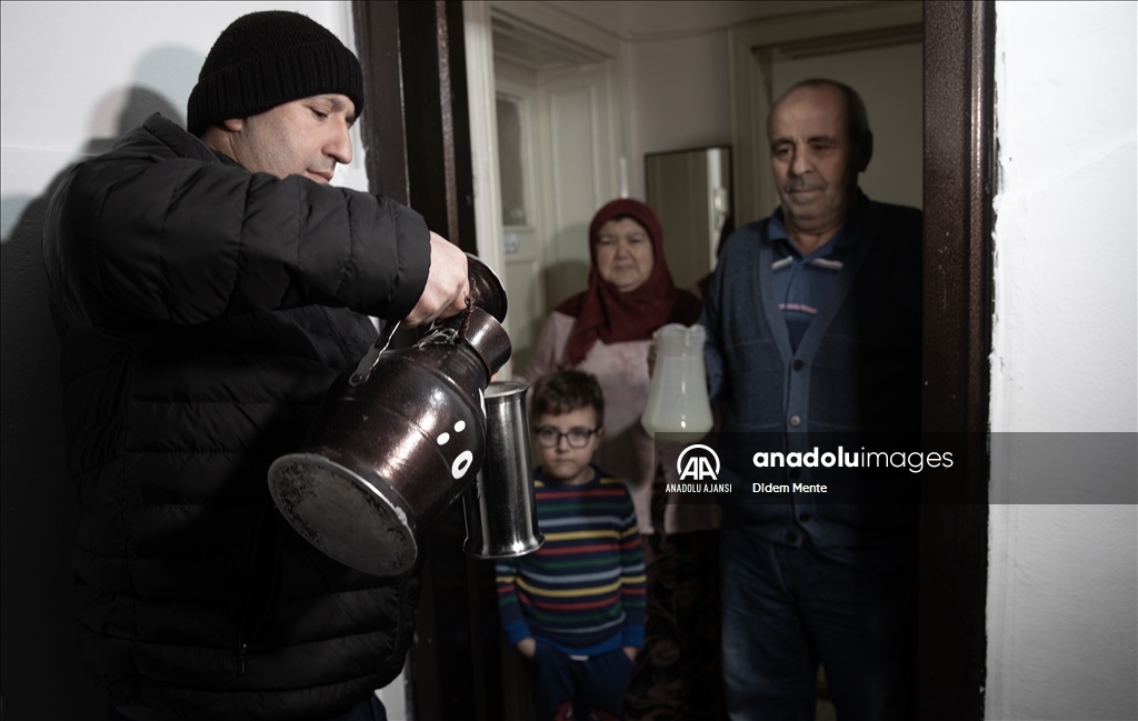 Kış gecelerinin geleneksel içeceği “Boza”