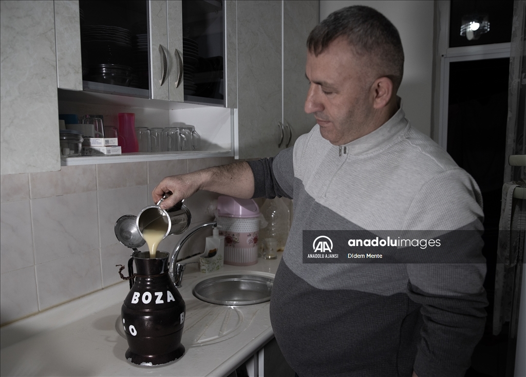 Kış gecelerinin geleneksel içeceği “Boza”