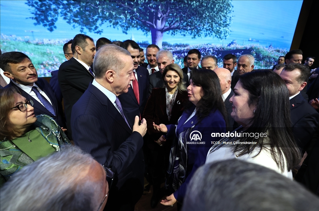 Cumhurbaşkanı Erdoğan, AK Parti Kongre Merkezi'nin açılışını yaptı