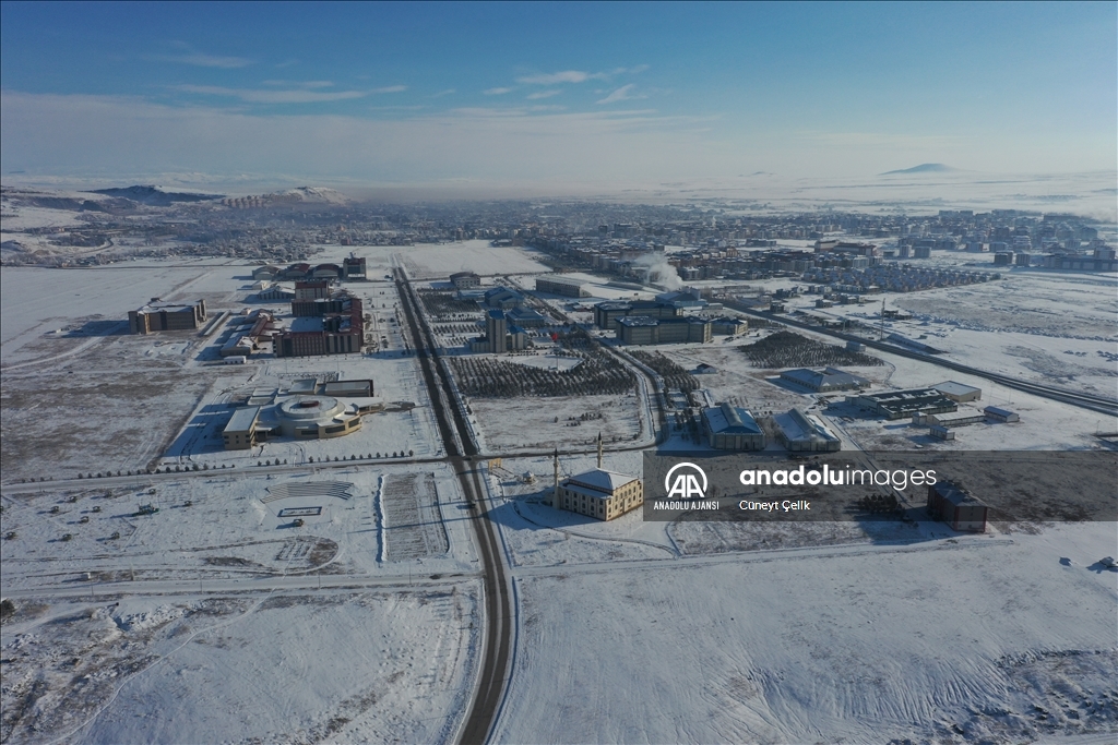 Kars'ta soğuk hava etkili oldu