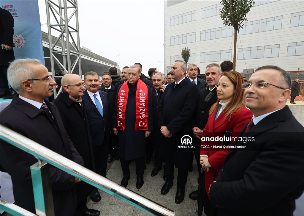 Cumhurbaşkanı Recep Tayyip Erdoğan, Gaziantep'te