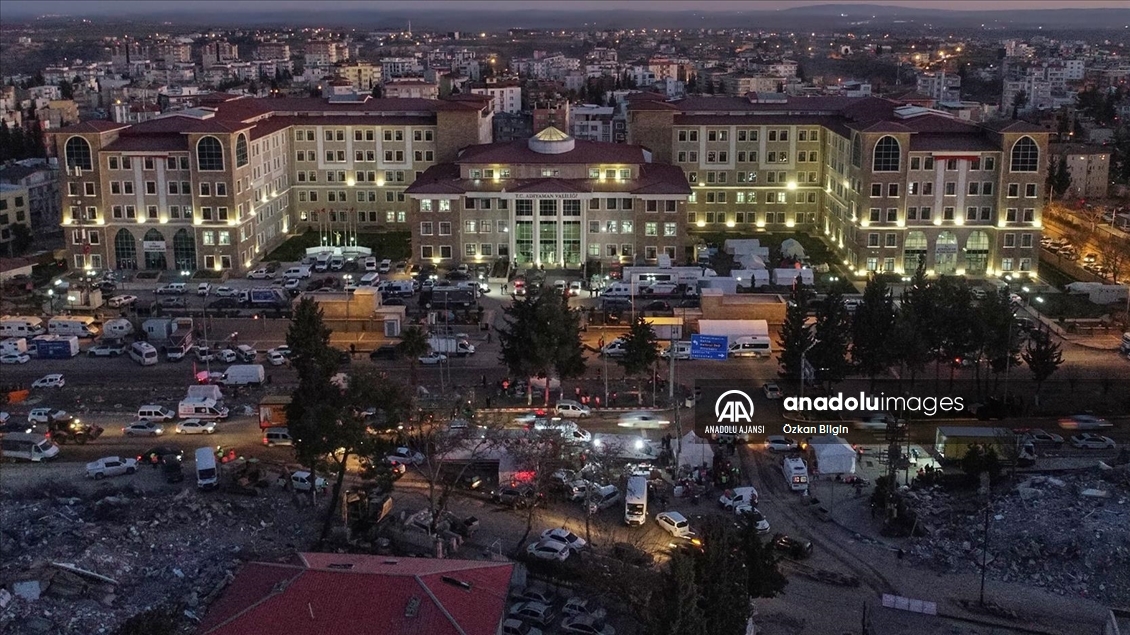Adıyaman'ın depremden sonraki bir yıllık değişimi havadan görüntülendi