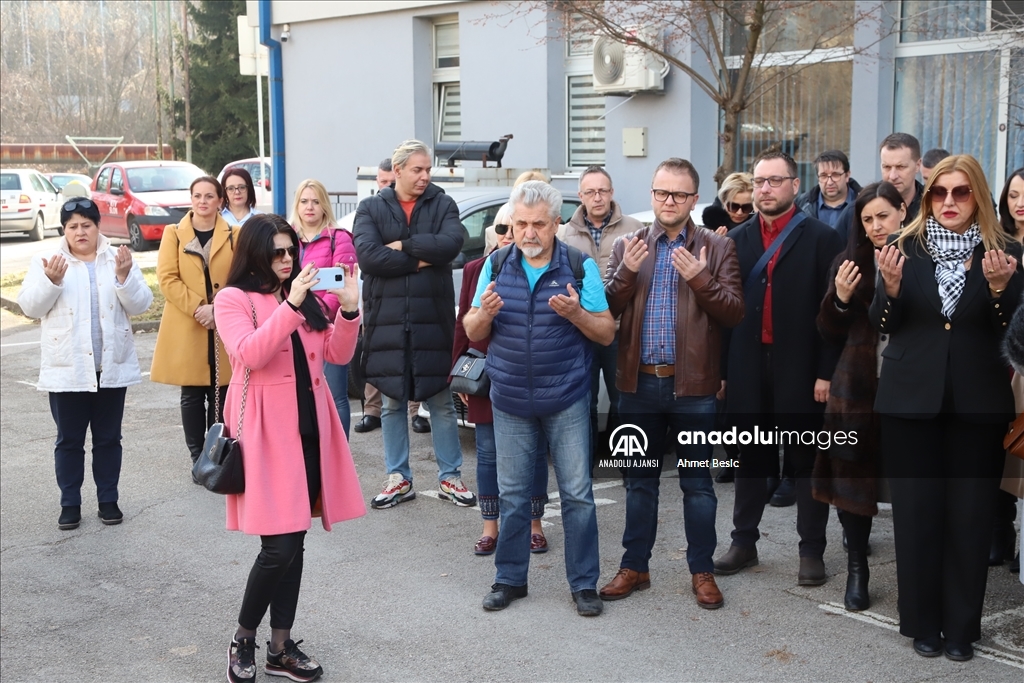 Bosna Hersekli gazeteciler, Gazze'de öldürülen meslektaşlarını andı