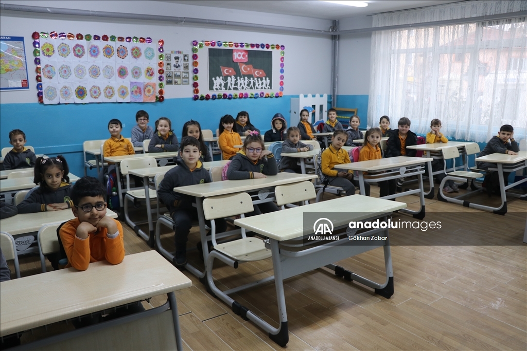 Okullarda yarıyıl tatili sonrası ilk ders zili çaldı