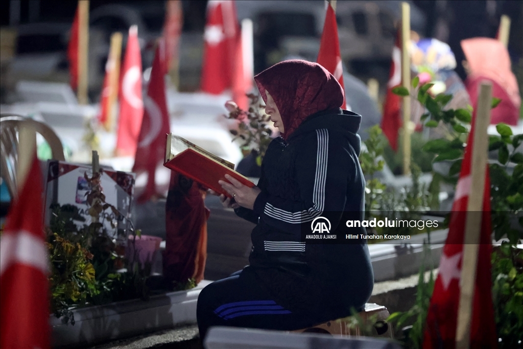 Kahramanmaraş'ta depremde yaşamını yitirenler anıldı
