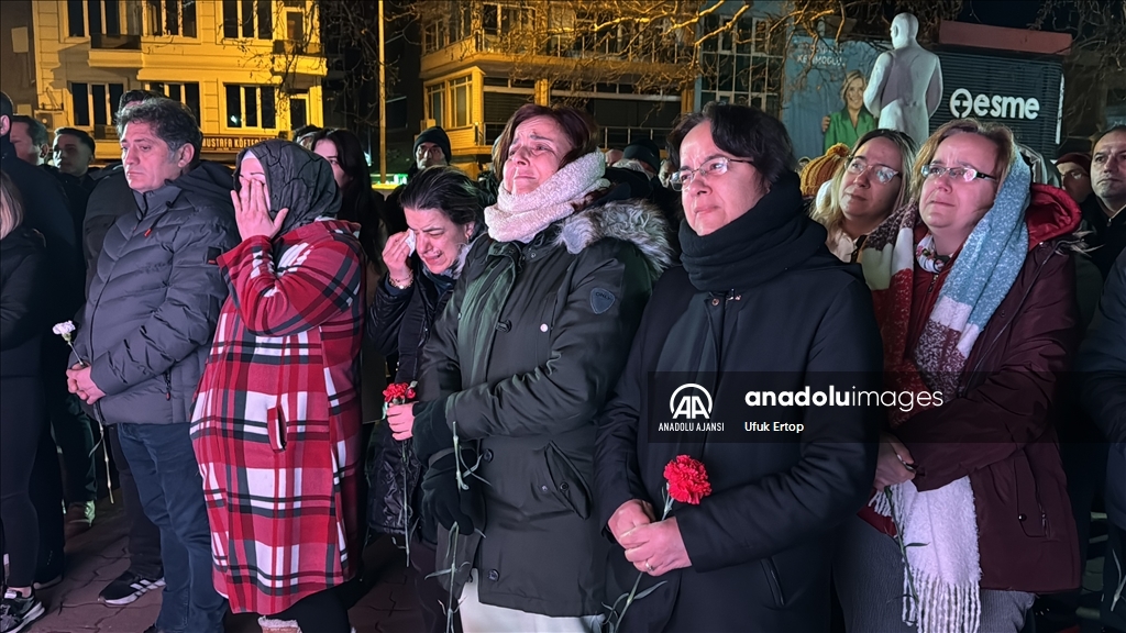 Kırklareli'nde, depremde hayatını kaybedenler anıldı