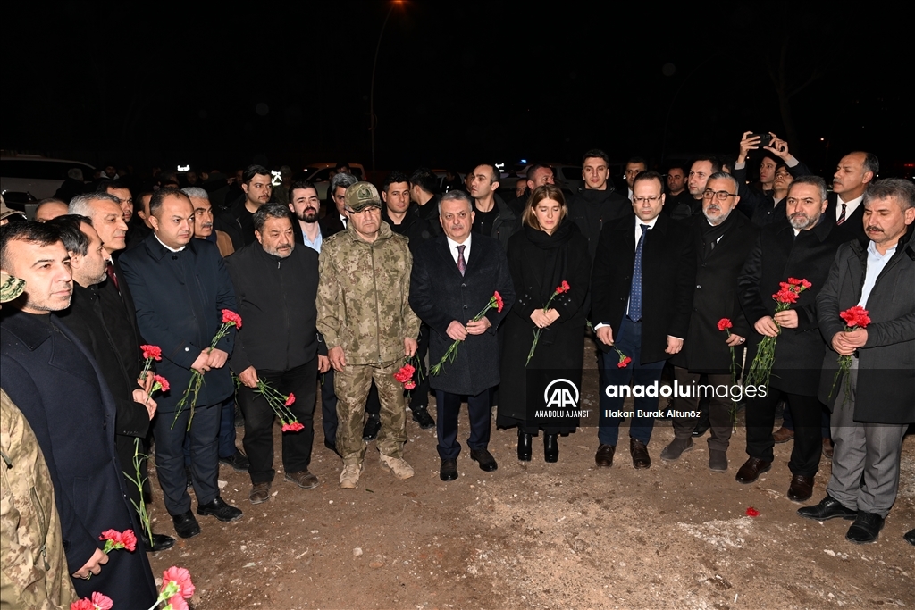 Malatya'da depremin yıl dönümünde anma programı