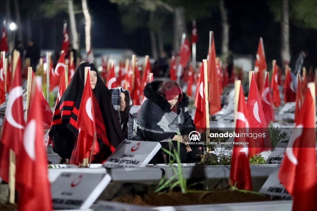 Kahramanmaraş'ta depremde yaşamını yitirenler anıldı
