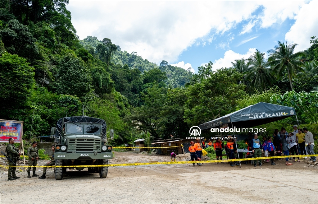 Landslide-hit village of Masara in Philippens