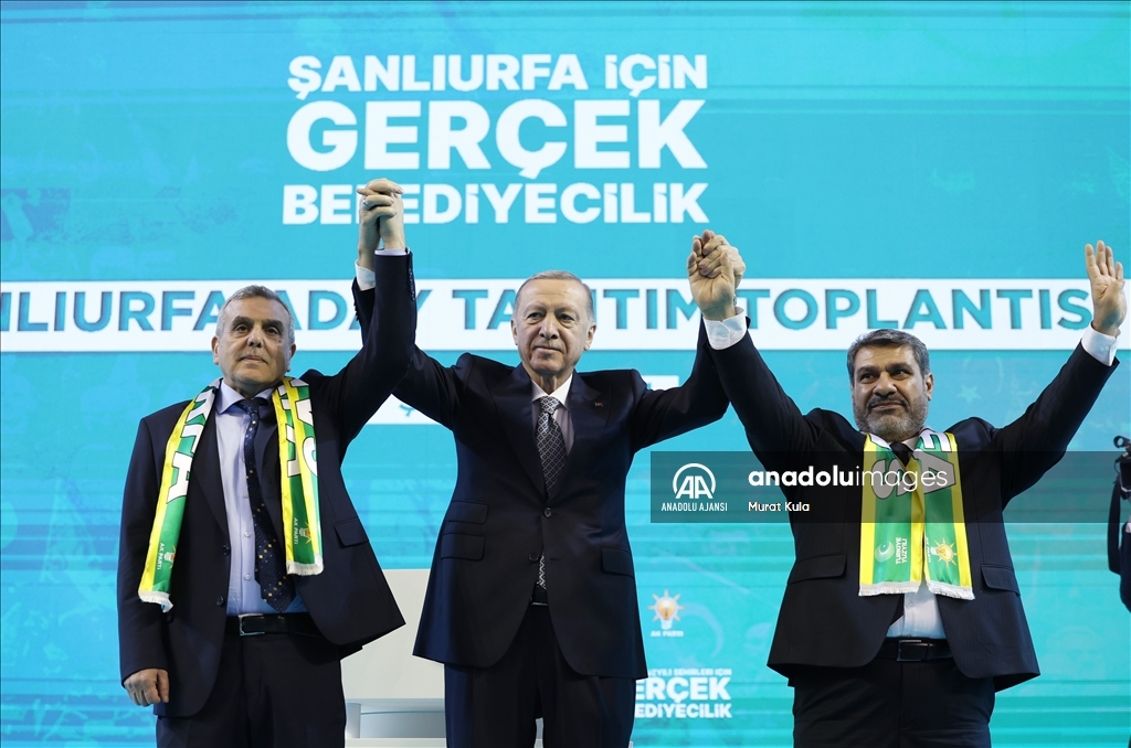 AK Parti Şanlıurfa İlçe Belediye Başkan Adayları Tanıtım Toplantısı