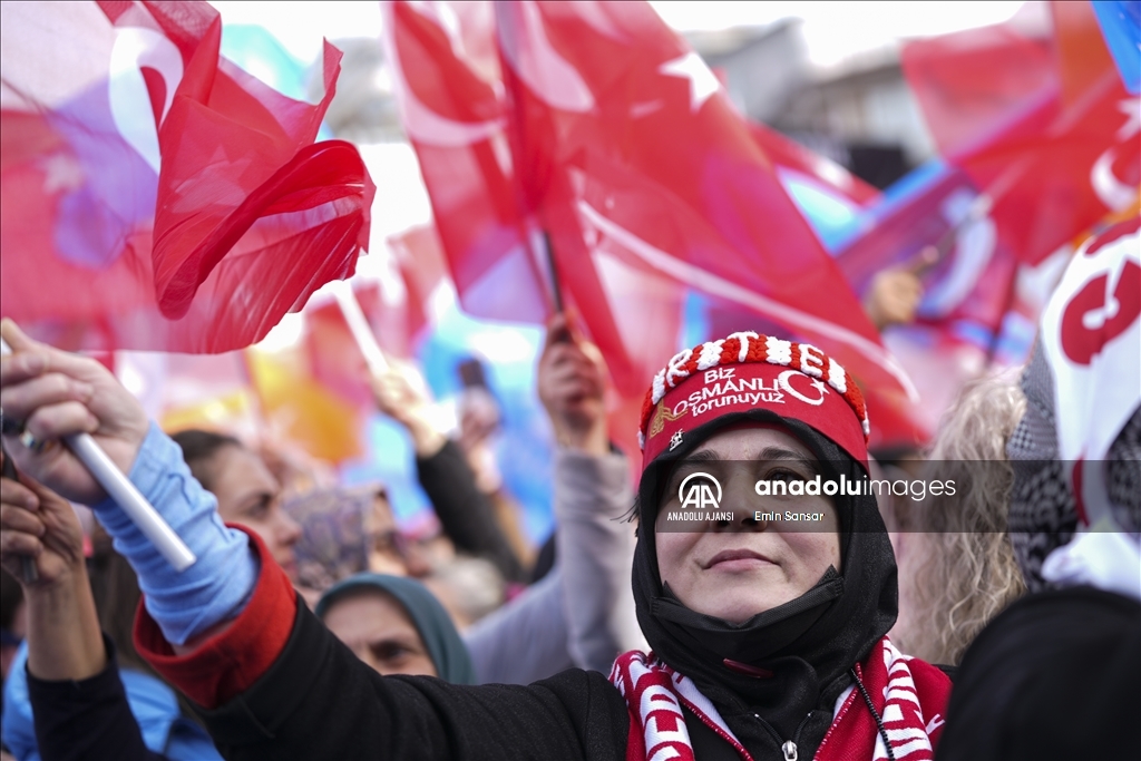 Cumhurbaşkanı Ve Ak Parti Genel Başkanı Erdoğan Zonguldak Mitinginde Konuştu Anadolu Ajansı