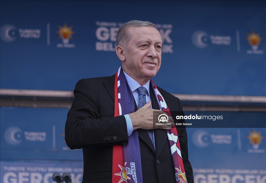 Cumhurbaşkanı ve AK Parti Genel Başkanı Erdoğan, Zonguldak mitinginde konuştu