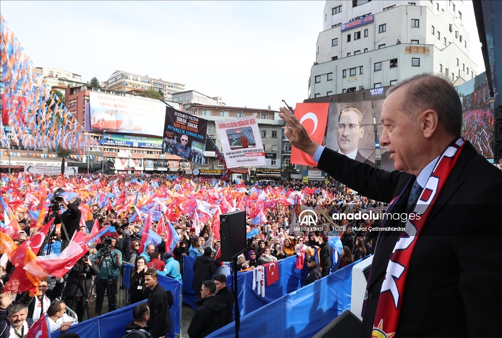 Cumhurbaşkanı ve AK Parti Genel Başkanı Erdoğan, Zonguldak mitinginde konuştu