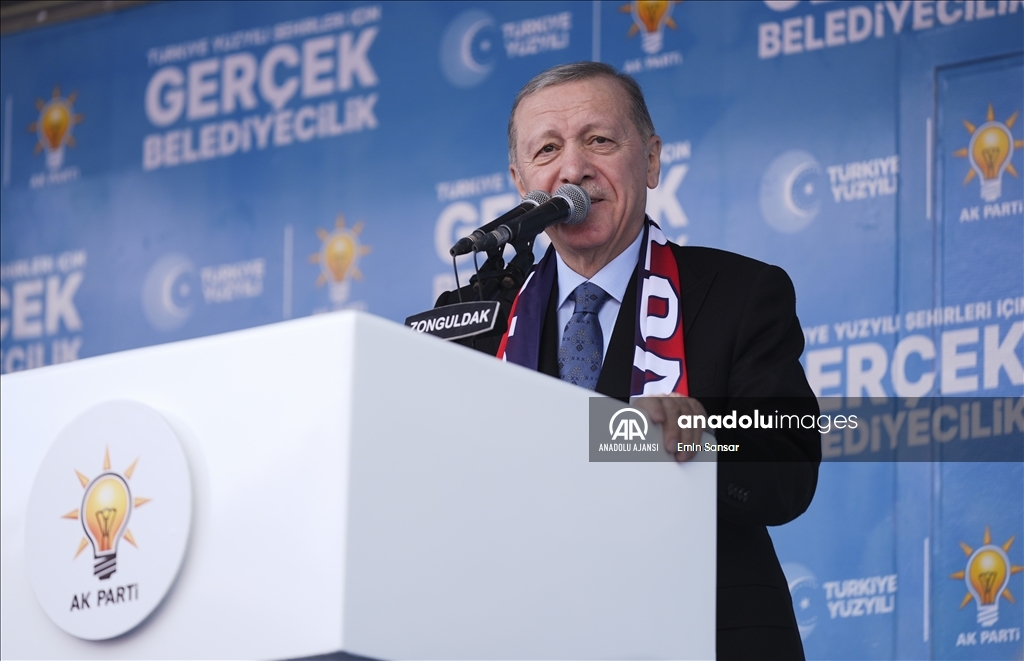 Cumhurbaşkanı ve AK Parti Genel Başkanı Erdoğan, Zonguldak mitinginde konuştu