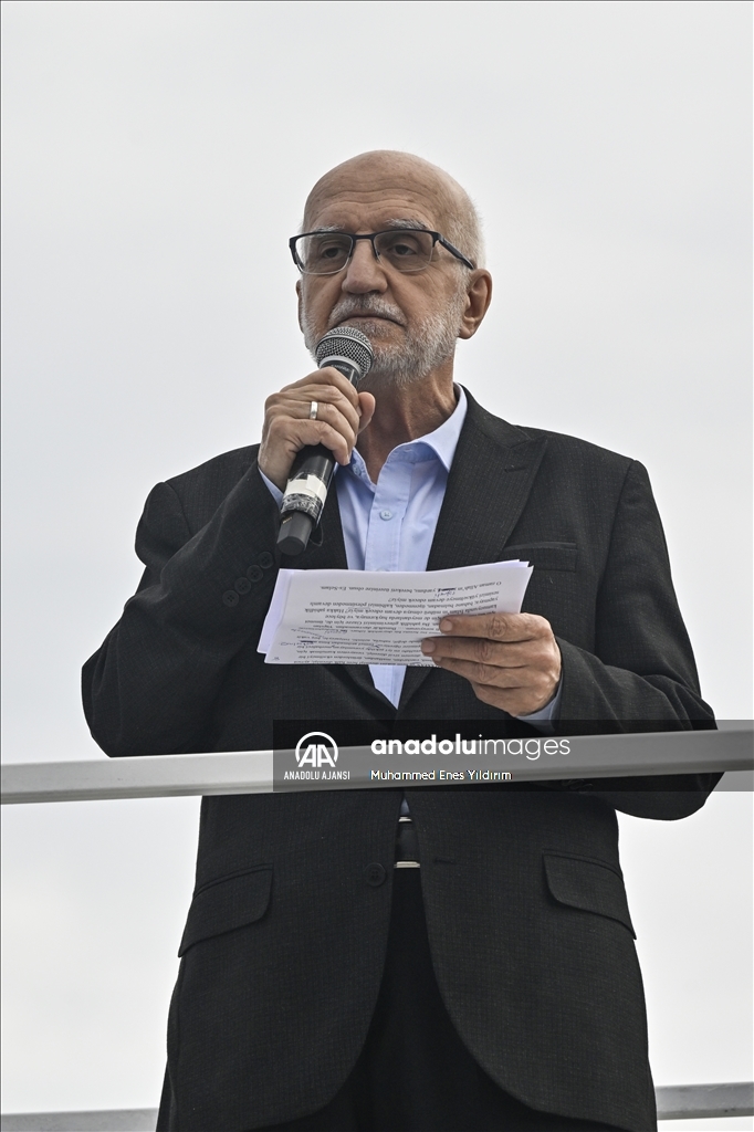 Gazze Dayanışma Platformunca İstanbul'da Gazze için yürüyüş düzenlendi