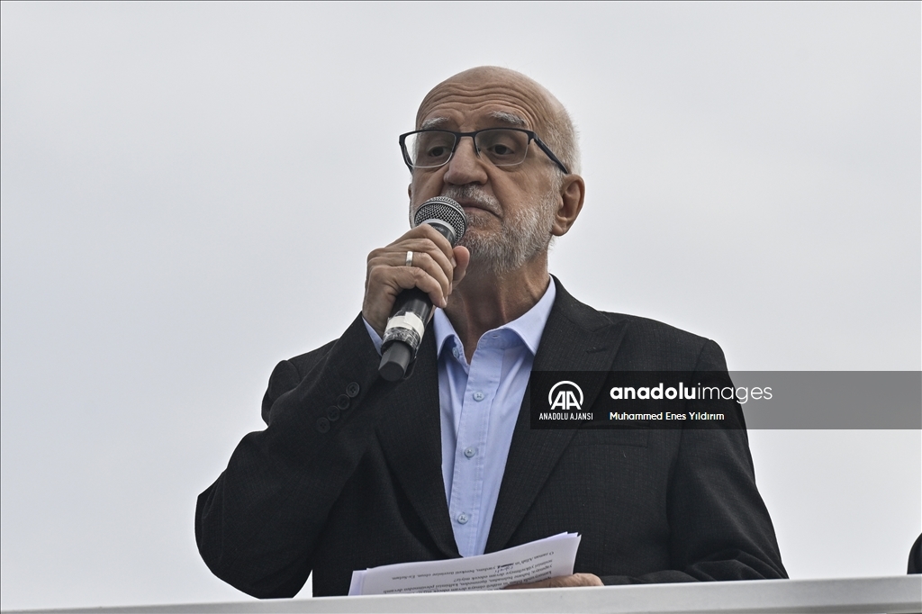 Gazze Dayanışma Platformunca İstanbul'da Gazze için yürüyüş düzenlendi