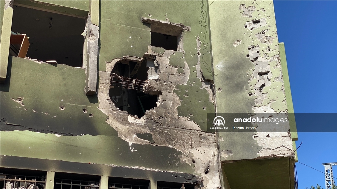 Destruction in Gaza City after Israeli forces withdrew 