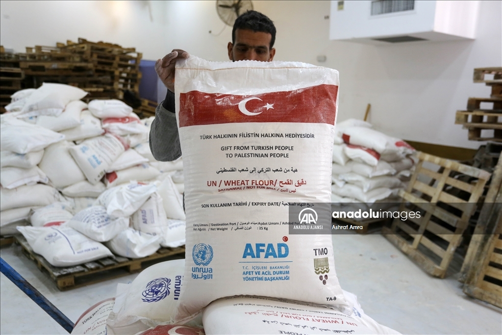 Türkiye'den Gazze'ye gıda yardımı