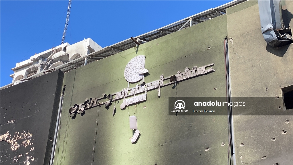 Destruction in Gaza City after Israeli forces withdrew 