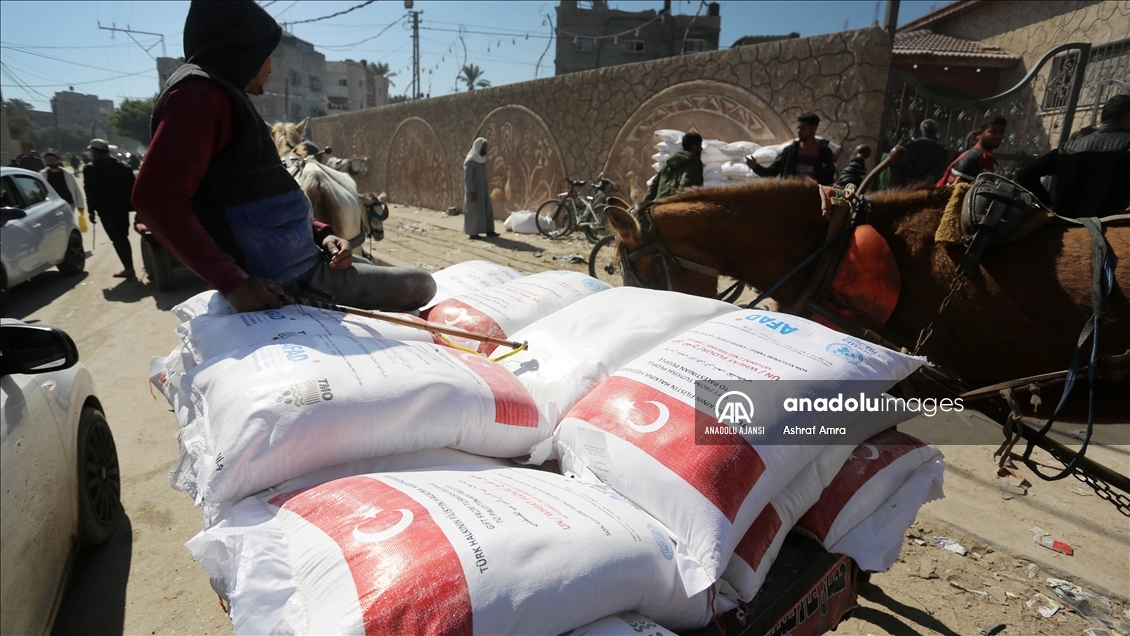 Türkiye'den Gazze'ye gıda yardımı
