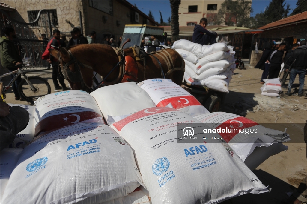 Türkiye'den Gazze'ye gıda yardımı
