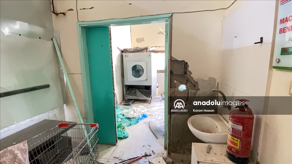 Destruction in Gaza City after Israeli forces withdrew 