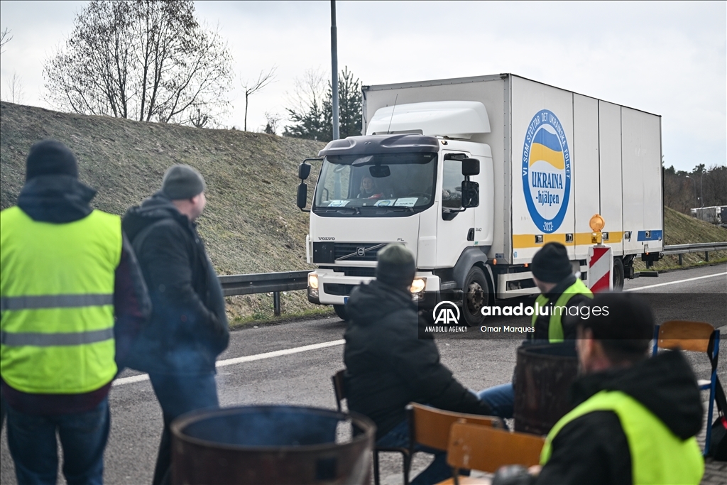 Польские фермеры заблокировали границу с Украиной