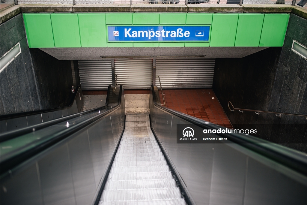 Dortmund'da toplu taşıma çalışanları bir günlük greve gitti