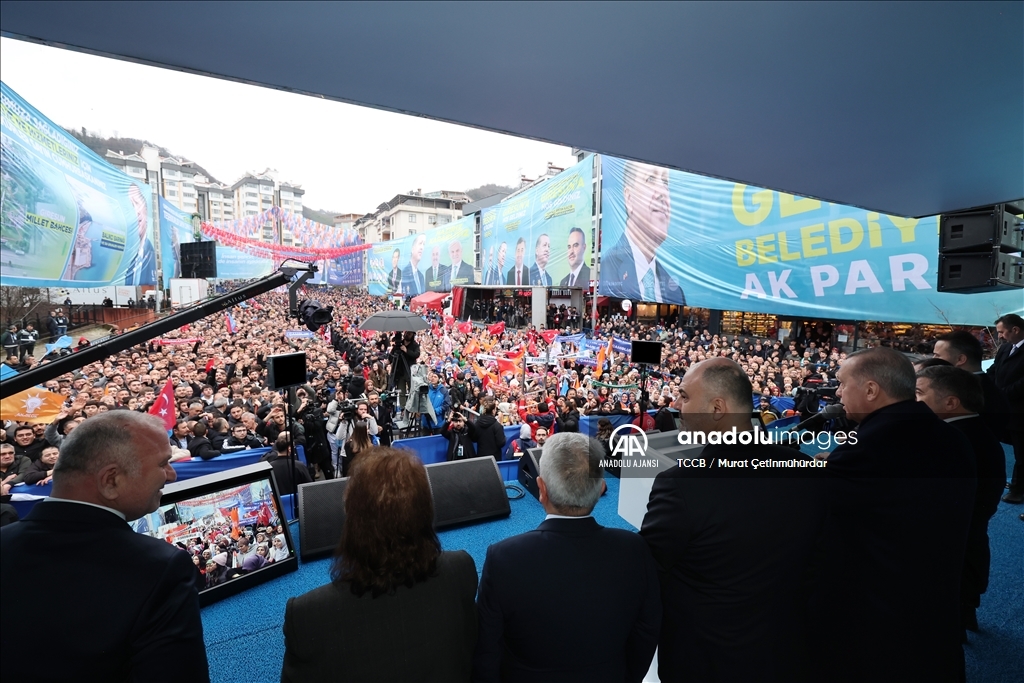 Cumhurbaşkanı ve AK Parti Genel Başkanı Erdoğan, Giresun mitinginde konuştu