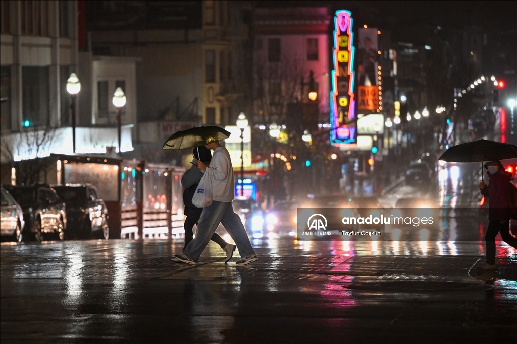 San Francisco Körfez Bölgesi'nde fırtına etkili oldu
