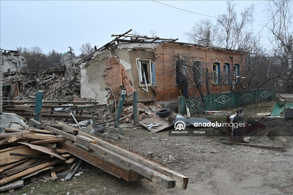 Украинский Купянск после обстрелов армии РФ