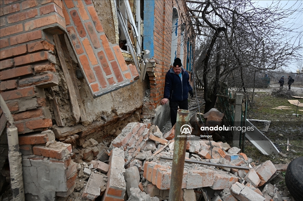 Украинский Купянск после обстрелов армии РФ