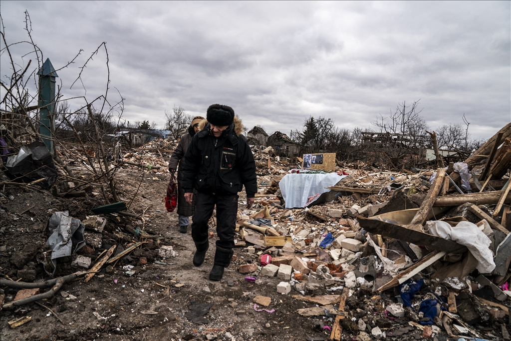 Aftermath of the Russian missile attack on Kramatorsk