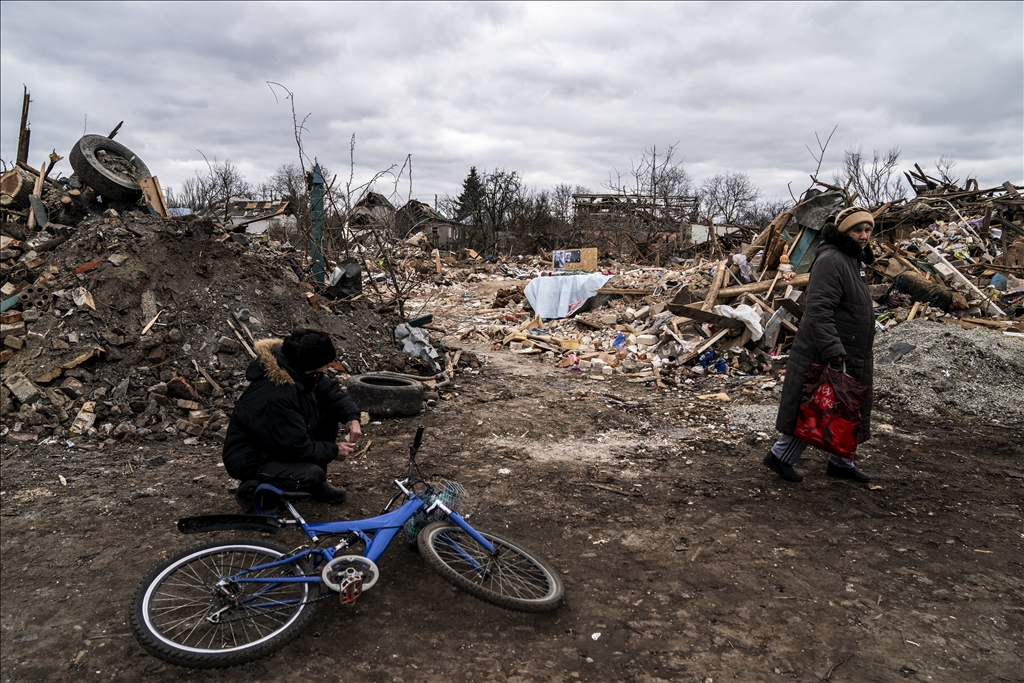 Aftermath of the Russian missile attack on Kramatorsk