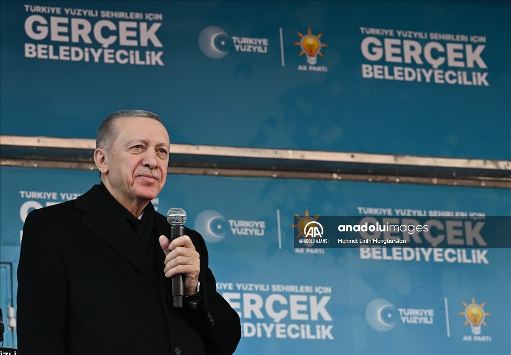 Cumhurbaşkanı ve AK Parti Genel Başkanı Erdoğan, Denizli mitingine katıldı