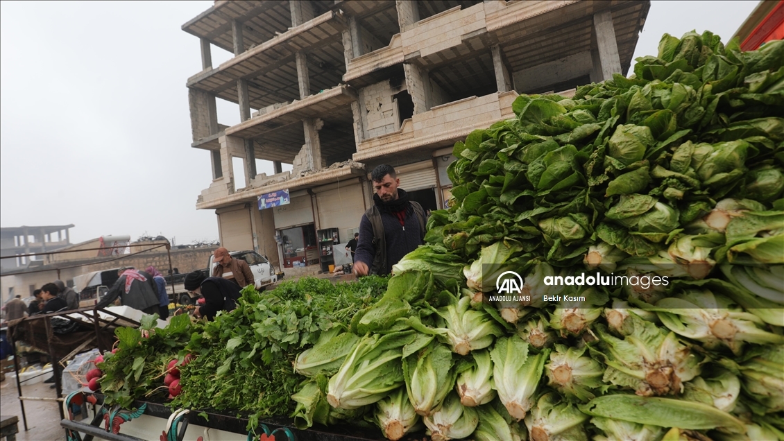 Terörden 7 yıl önce temizlenen Suriye'nin Bab ilçesi yüz binlerce ...