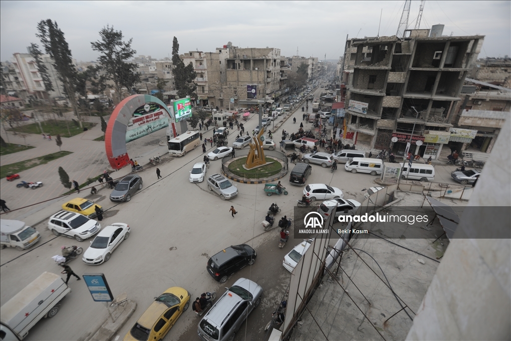 Terörden 7 yıl önce temizlenen Suriye'nin Bab ilçesi yüz binlerce ...