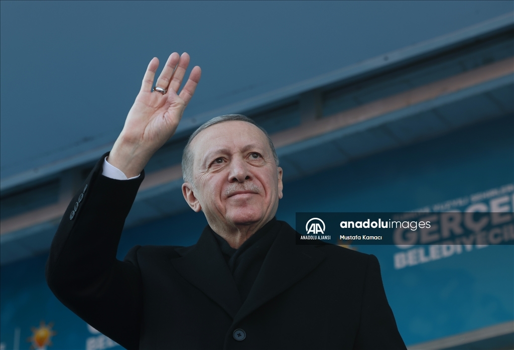 Cumhurbaşkanı ve AK Parti Genel Başkanı Erdoğan, Denizli mitingine katıldı