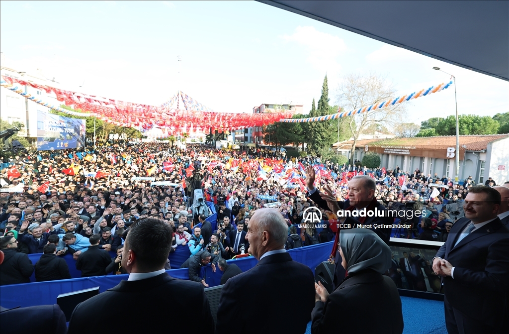 Cumhurbaşkanı ve AK Parti Genel Başkanı Erdoğan, Balıkesir mitingine katıldı