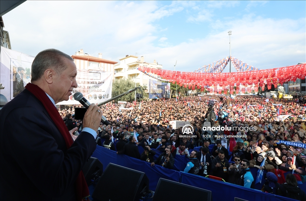 Cumhurbaşkanı ve AK Parti Genel Başkanı Recep Tayyip Erdoğan, Balıkesir'de
