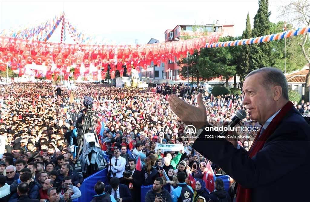 Cumhurbaşkanı ve AK Parti Genel Başkanı Recep Tayyip Erdoğan, Balıkesir'de