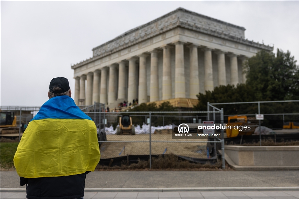 Washington'da, Rusya-Ukrayna savaşının 2. yılı nedeniyle gösteri düzenlendi