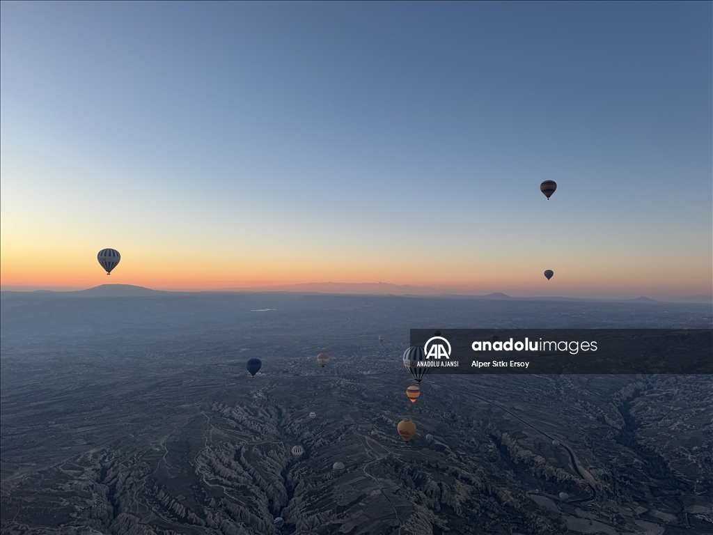 Göreme’de gökyüzü her mevsim rengarenk