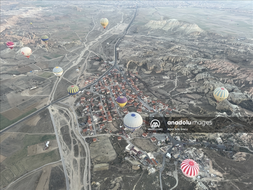 Göreme’de gökyüzü her mevsim rengarenk