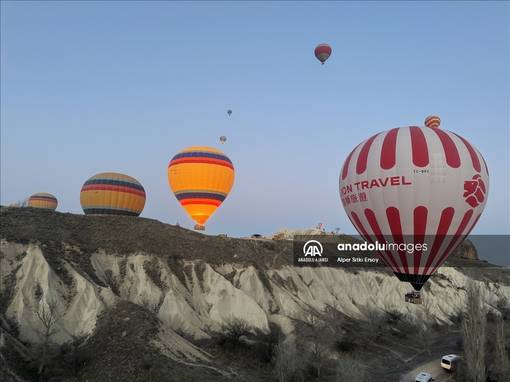Göreme’de gökyüzü her mevsim rengarenk