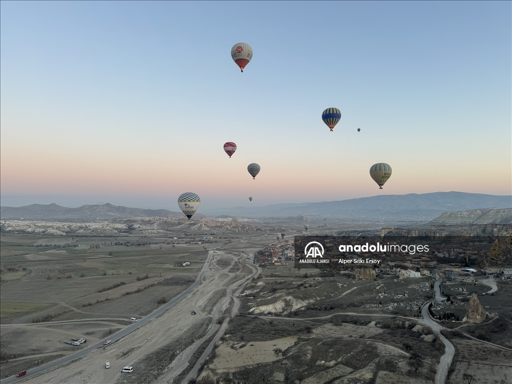 Göreme’de gökyüzü her mevsim rengarenk